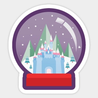 Magical Snowglobe Christmas Sticker